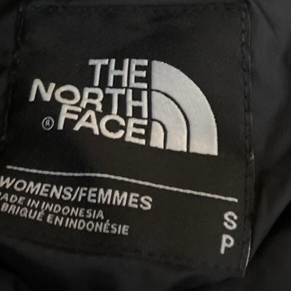 The North Face Women's Black Full Zip Long Sleeve Hooded Windbreaker Jacket Sz S - Picture 3 of 4